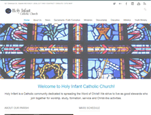 Tablet Screenshot of holyinfantballwin.org